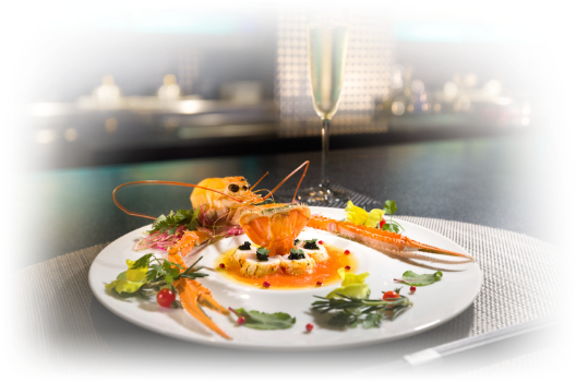 AO course dinner, Ise-ebi appetizer