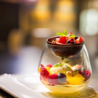 Fruit dessert at AO