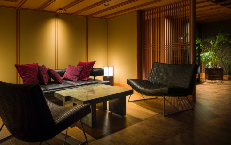 Quiet lounge corner at SORA