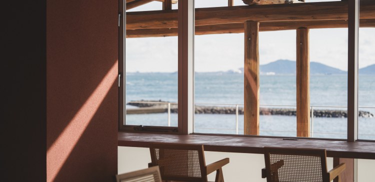 Work alongside breathtaking ocean views