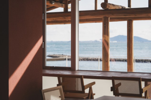 Work alongside breathtaking ocean views